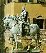 statua equestre di Cosimo I